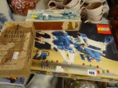 Vintage boxed Lego, student's microscope etc