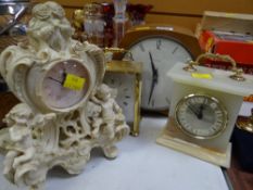 Four sundry clocks
