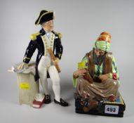 Royal Doulton figure 'Cobbler' - HN1706 & 'The Captain' - HN2260