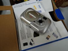 A boxed Olympus digital camera