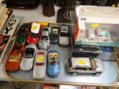 Collection of various diecast vehicles, some boxed Corgi etc