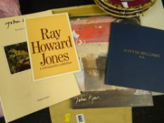 Small parcel of catalogues & art books relating to Welsh artists, Kyffin Williams, John Piper