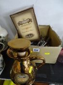 Wade PDM Glenturret whisky flagon with box and a quantity of table cutlery