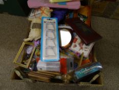 Mixed box of personal and household goods