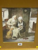 R WRIGHT watercolour - 'The Letter Cottage', 29 x 23 cms