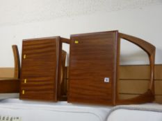 Pair of wood effect side tables etc