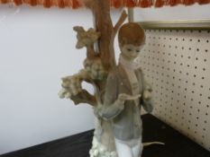 Lladro table lamp A/F