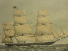 Three maritime prints - 'The Clipper Ship, High Flyer', 'Sir David Scott' and 'The Lord Lowther'