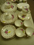 Parcel of Imperial rose decorated teaware