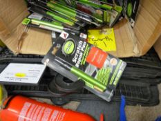 Parcel of garage accessories including bubble packed scratch repair pens etc