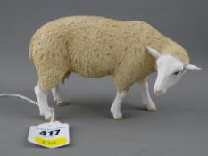 Northlight hand painted figure of a Welsh Mountain ewe (boxed)