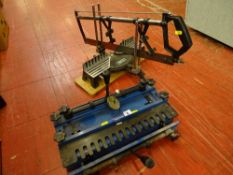 Mitre saw and a woodworking dovetail tool