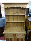 Antique style stripped pine dresser