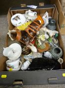 Parcel of ornamental porcelain including dray horse, commemorative, Johnson Brothers 'Little Boy