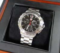 TAG HEUER FORMULA ONE STAINLESS STEEL CHRONOGRAPH WRIST WATCH number CAU112 EPW1289 with service
