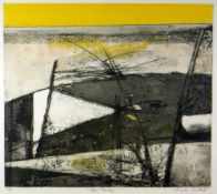 CHARLES BARTLETT limited edition (26/50) etching - entitled in pencil 'Yellow Seascape', signed