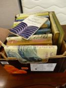 Box with several Emyr Humphreys publications, some signed