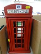 Model of a Victorian type telephone box