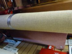 Plain pink coloured rug