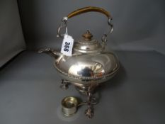 EP spirit kettle on stand with snuffer