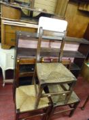 Kidney shaped French style dressing table, another dressing table, modern white leather effect