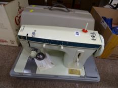 Vintage cased Singer sewing machine