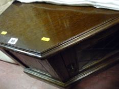 Priory style corner entertainment unit