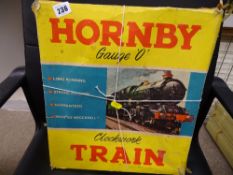 Boxed Hornby gauge 0 clockwork train