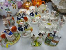 Large parcel of small Staffs flatbacks