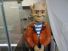 Composition ice cream advertising figure