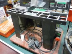 Trend router table and an ELU router E/T