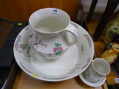 Indian Tree pattern washbasin and jug set