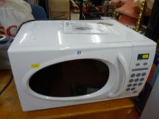 Carlton white microwave oven E/T
