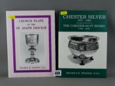 Maurice Ridgway two books - 'Church Plate of the St Asaph Diocese' and 'Chester Silver...'