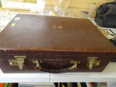 Vintage Finnegan's, Manchester travel vanity case (lacking contents)