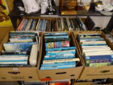 Five boxes of various books, subjects include painting, gardening, horses etc