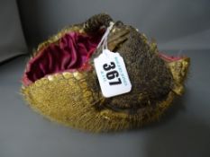 Satin lined armadillo basket