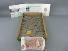 Collection of mainly British pre-decimal and later silver and nickel coinage, a vintage ten