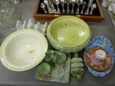 Quantity of decorative pottery and porcelain by Spode, Shelley, Sylvac etc