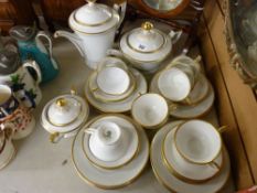Bavarian gilt decorated tea and coffee service