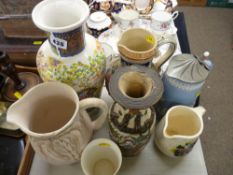 Mixed collection of vintage jugs and vases