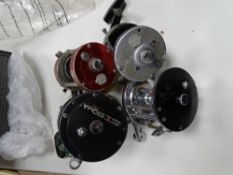 Parcel of fishing reels