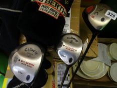 Golf clubs - two Callaway Big Bertha War Birds and a Big Bertha E.R.C