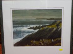 WILF ROBERTS limited edition (2/15) print 'Porth Llechog', 30 x 40 cms