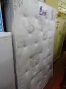 Junior double divan bed with Sleepmaster mattress