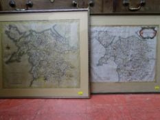 MORDEN map of North Wales and a later North Wales map
