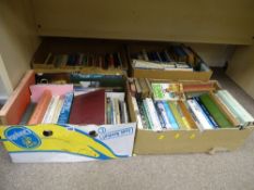 Four boxes of vintage books