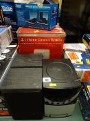 Durabrand 2.1 home cinema system, Tevion wireless video/audio sender and a compact midi Asda hifi