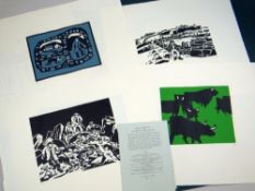 SIR KYFFIN WILLIAMS RA Gwasg Gregynog limited edition (22/100) portfolio - containing six prints, 1.