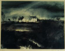 JOHN KNAPP FISHER limited edition (47/500) colour print - Snowdonia landscape entitled on Attic